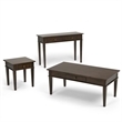 Simpli Home Carlton 44 inch Wide Solid Wood Transitional Coffee Table in Brunette Brown