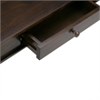 Simpli Home Carlton 44 inch Wide Solid Wood Transitional Coffee Table in Brunette Brown