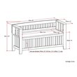 Simpli Home Acadian Solid Wood 48 