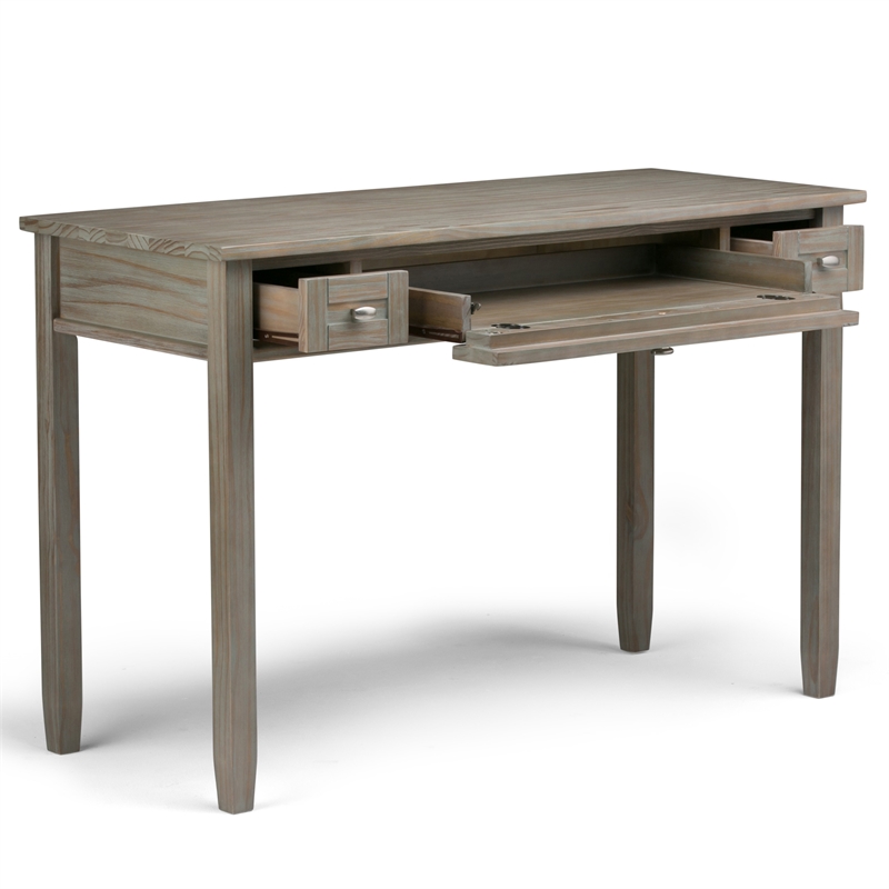 Simpli Home Warm Shaker Wood Transitional 48