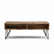 Simpli Home Hunter 48 inch Wide Solid Mango Wood Lift Top Coffee Table in Refined Natural