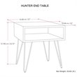 Hunter SOLID MANGO WOOD Metal 22 