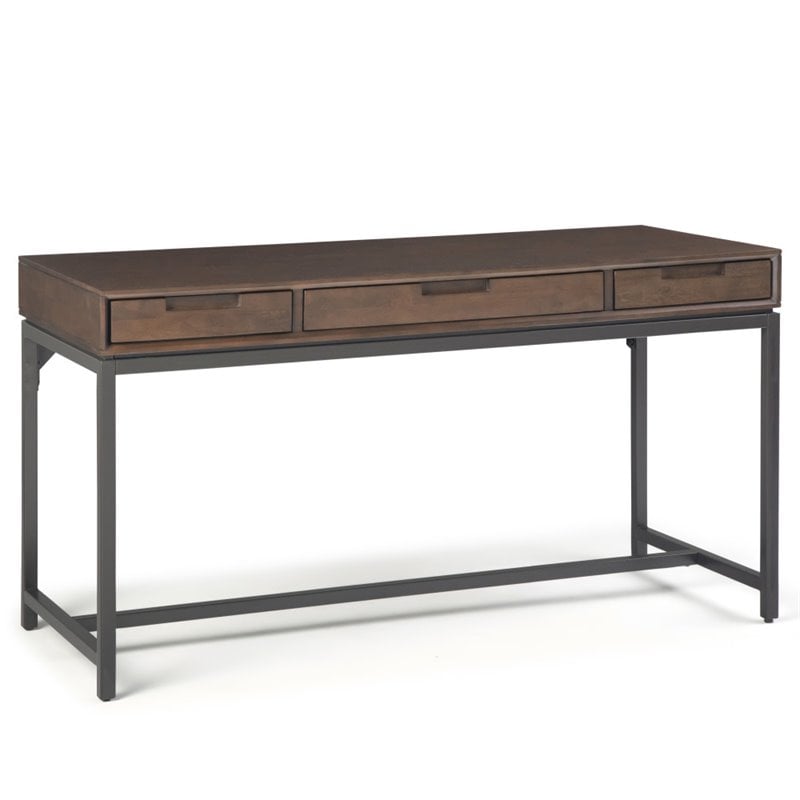 Simpli Home Banting Solid Hardood Industrial 60 