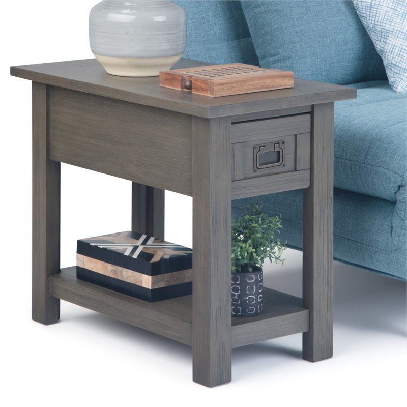 Simpli Home Monroe SOLID ACACIA WOOD 14 