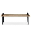 Simpli Home Berkeley Solid Mango Wood Living Room Bench in Natural