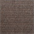 Simpli Home Rockwood Square Tweed Fabric Storage Ottoman With Tray in Mink Brown