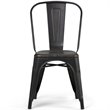 Simpli Home Fletcher V Solid Wood 7 Piece Watkins Dining Set in Black