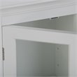 Avington Wood Single Door Wall Medicine Cabinet in Pure White