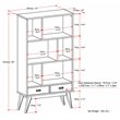 Simpli Home Draper Solid Hardood 64 