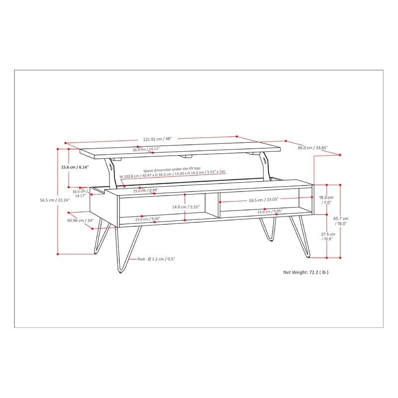 Simpli Home Hunter Mango Wood 48