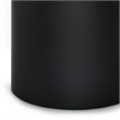 Haynes 16 inch Wide Solid Mango Boho Accent Table in Black & Assembled