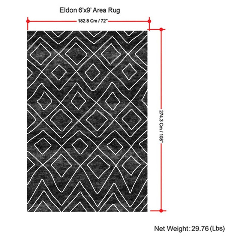 Eldon 6 x 9 Area Rug Contemporary in Sand Dollar