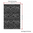Eldon 6 x 9 Area Rug Contemporary in Sand Dollar