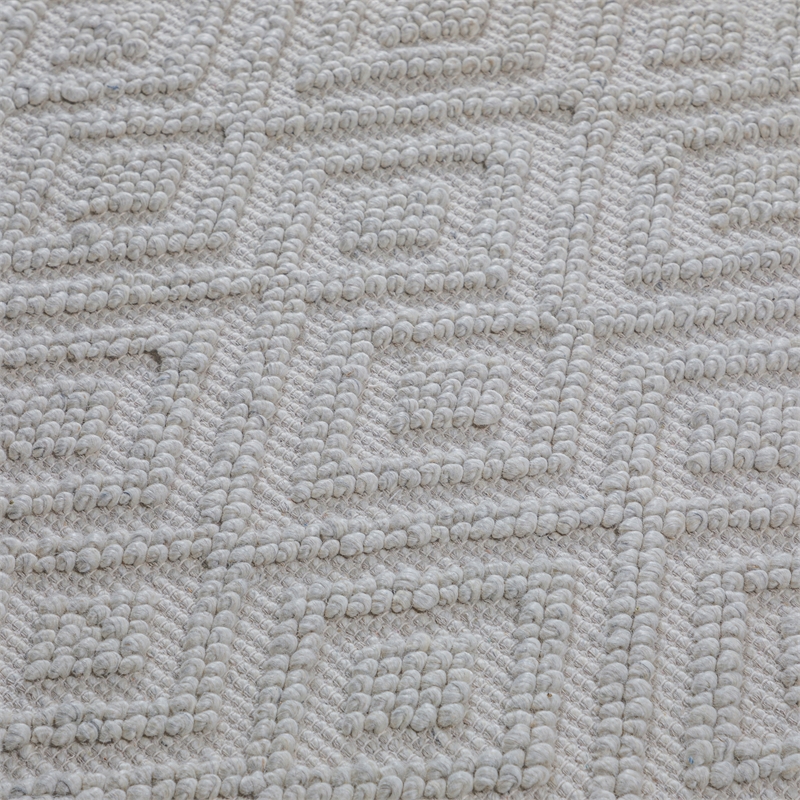 Mead 6 x 9 Area Rug Contemporary in Ivory