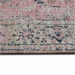 Coleman 6 x 9 Area Rug Contemporary in Pink and Blue