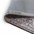 Coleman 8 x 10 Area Rug Contemporary in Pink and Blue