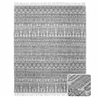 Banning 8 x 10 Area Rug Contemporary in Gray and Ivory