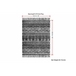Banning 8 x 10 Area Rug Contemporary in Gray and Ivory