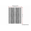 Hart 8 x 10 Area Rug Contemporary in Taupe and Black