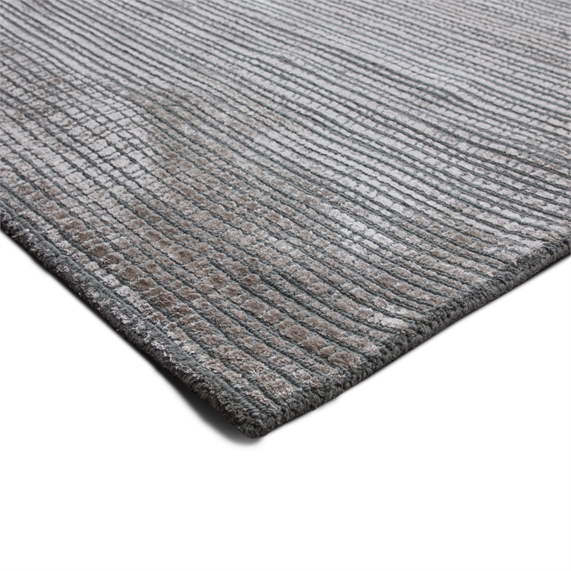 Paynes 8 x 10 Area Rug Contemporary in Silver
