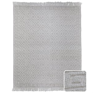 Mead 8 x 10 Area Rug Contemporary in Ivory