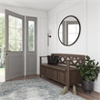Amherst 48 inch Wide Solid Wood Transitional Entryway Bench in Farmhouse Brown