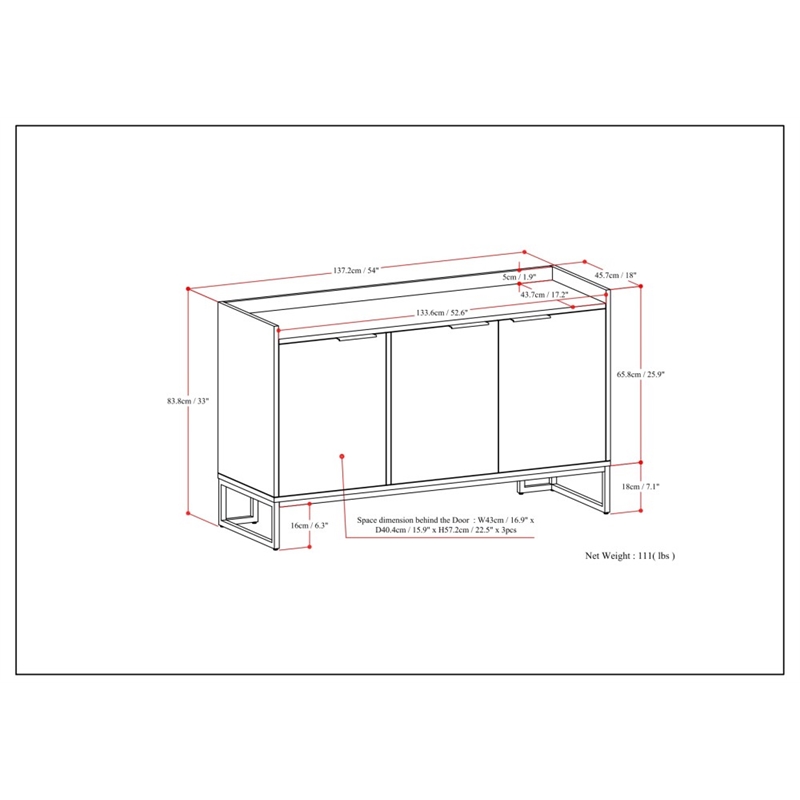 Milverton SOLID WOOD & Metal54