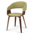 Lowell/Draper 5Pc Dining Set with 4Bentwood Dining Chairs in Green & 66