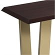 Lewis SOLID MANGO WOOD 42 inch Wide Contemporary Bench in Cognac