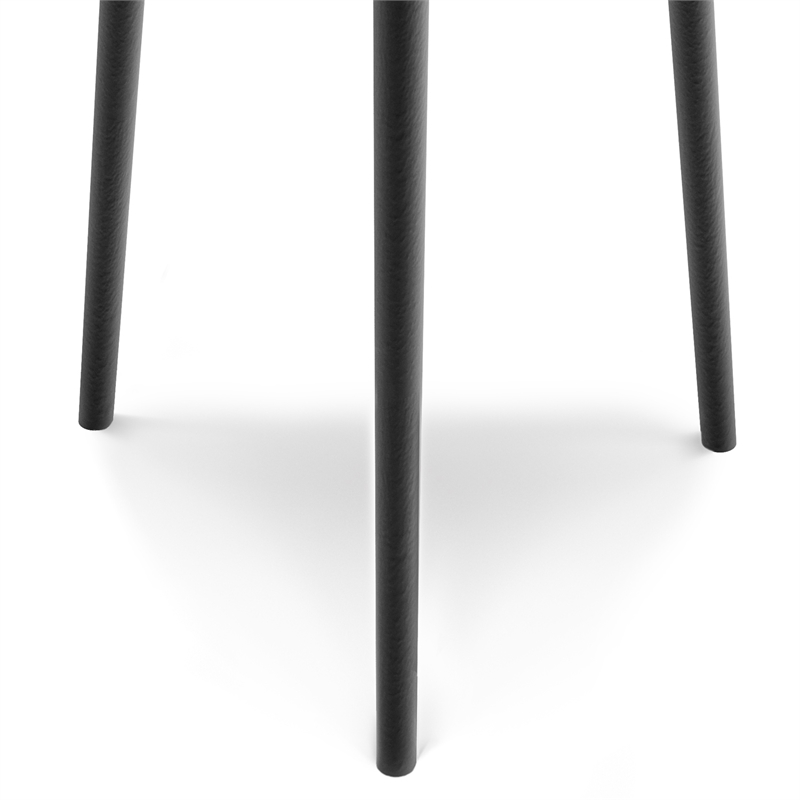 Tanner  Mid Century Modern 19 inch Wide Metal Metal Side Table in Gold
