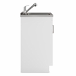 Kyle Transitional 24 inch Laundry Cabinet with Faucet and Stainless Steel Sink