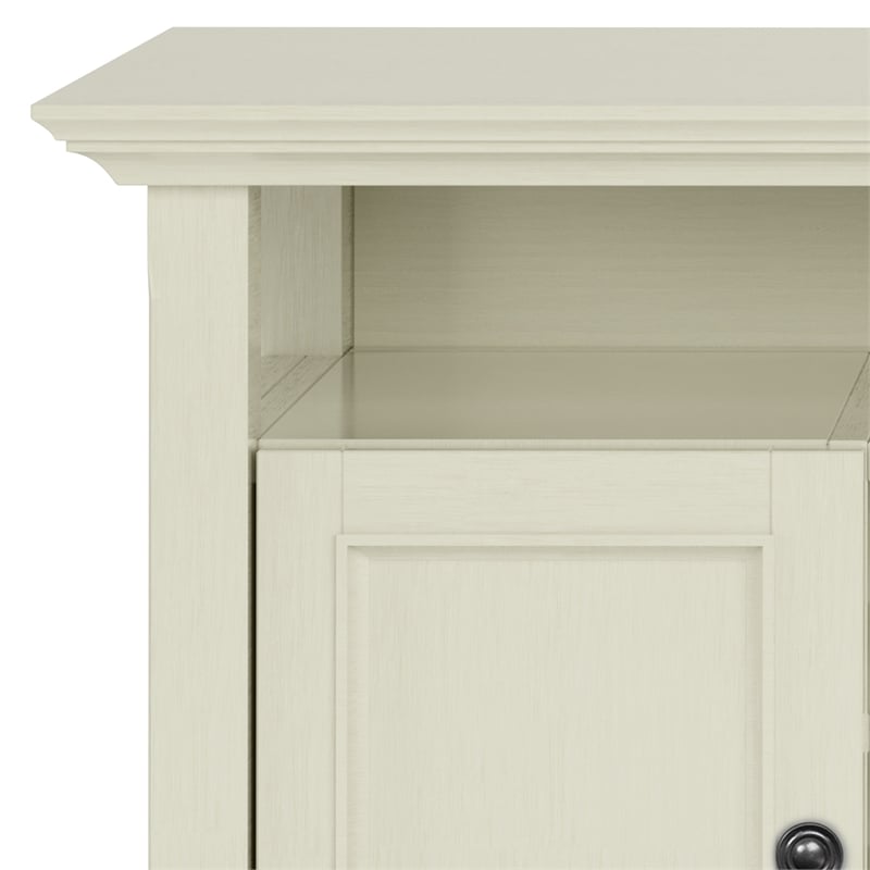 Amherst 54 inch Wide Solid Wood Transitional TV Stand in Antique White