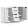 Hollander SOLID WOOD 54 inch Wide Contemporary Sideboard Buffet in White