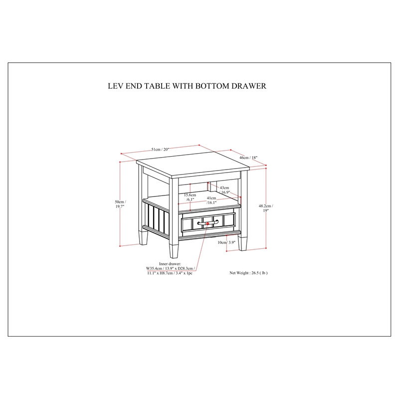 Lev SOLID WOOD 20