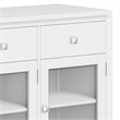 Cosmopolitan SOLID WOOD 54 inch Wide Contemporary Sideboard Buffet in White