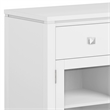 Cosmopolitan SOLID WOOD 54 inch Wide Contemporary Sideboard Buffet in White