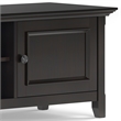Amherst 72 inch Wide Solid Wood Transitional Low TV Stand in Hickory Brown