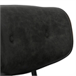 Dax Swivel Adjustable Executive  Bentwood Office Chair in Distressed Slate Gray