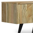 Lowry SOLID WOOD 72 inch Wide Modern TV Media Stand in Natural For TVs upto 80