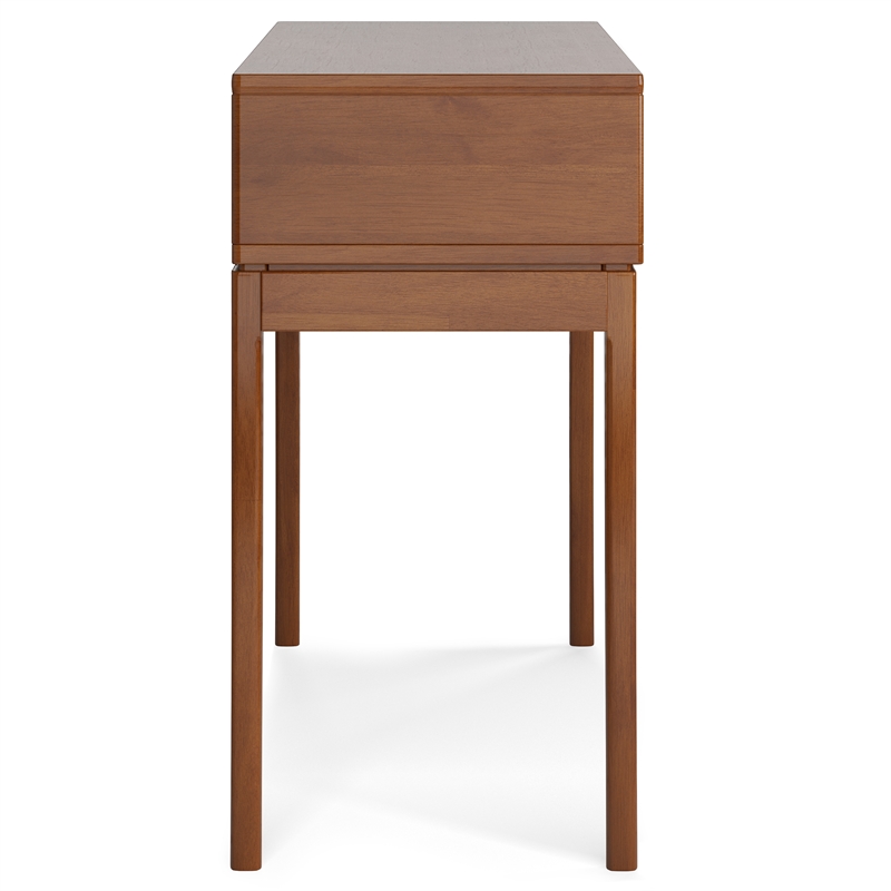Harper SOLID HARDWOOD 54 inch Wide Modern Console Sofa Table in Teak Brown