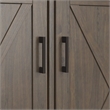 Ela SOLID WOOD 60 inch Wide Transitional Wide Storage Cabinet in Smoky Brown