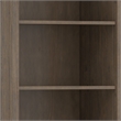 Ela SOLID WOOD 72 inch x 30 inch Transitional Bookcase in Smoky Brown