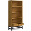 Banting and Metal 66 inch x 30 inchRectangle Industrial Bookcase in OAK WOOD