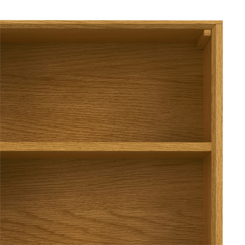 Banting and Metal 66 inch x 30 inchRectangle Industrial Bookcase in OAK WOOD