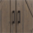 Ela SOLID WOOD 39 inch Wide Transitional Medium Storage Cabinet in Smoky Brown
