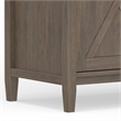 Ela SOLID WOOD 54 inch Wide Transitional Sideboard  in Smoky Brown
