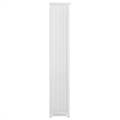 Acadian SOLID WOOD 72 inch x 26 inch Transitional 5 Shelf Bookcase in White