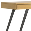 Lowry  Modern Industrial 72 inch Wide Large Desk in Oak