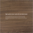 Lowry Modern Industrial 54 inch Wide Desk in Walnut