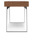 Lowry Modern Industrial 54 inch Wide Desk in Walnut